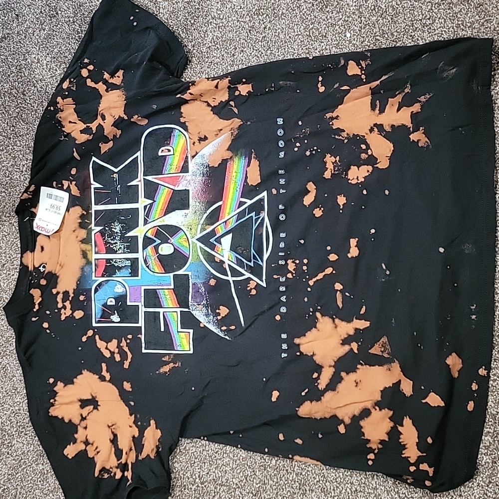 Pink Floyd Band Tee (tie die)